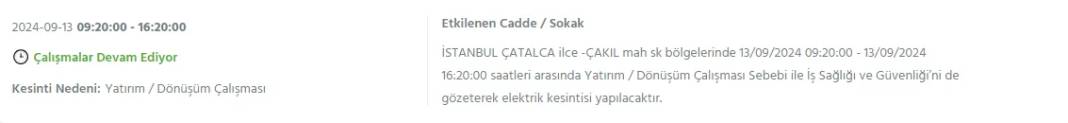 İstanbullular dikkat: BEDAŞ'tan13 Eylül cuma için elektrik kesintisi duyurusu 22